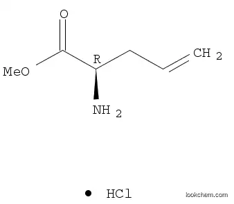Molecular Structure of 217440-34-1 ((R)-Methyl-2-AMino-4-pentenoate Hydrochloride)